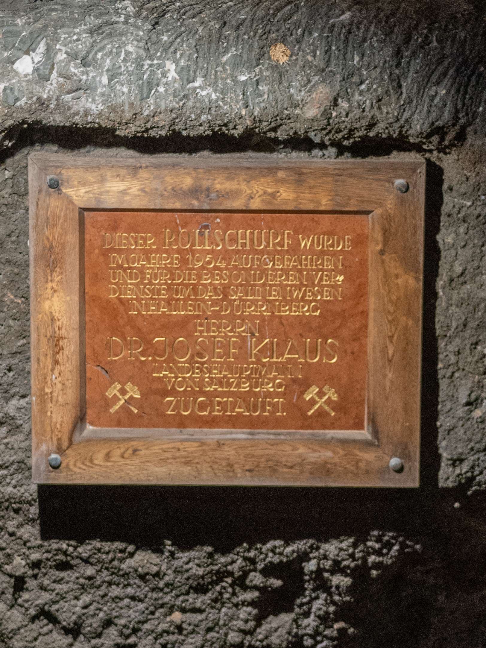 There is a plaque on the wall that says it is a great place to see.